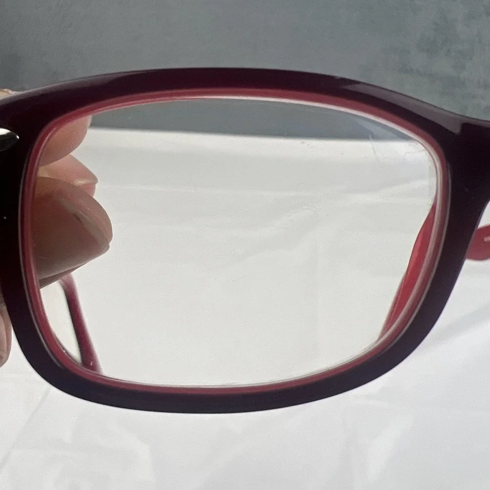 RAY BAN Kids RB1531 3592 Burgundy Eyeglasses 48-16-130 - Flex Frames Only